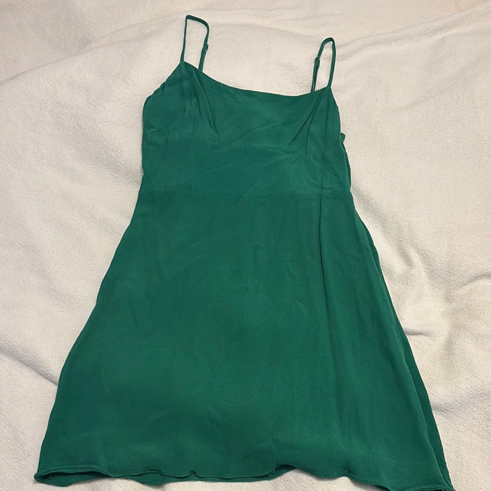 Elegant Green Slip Dress